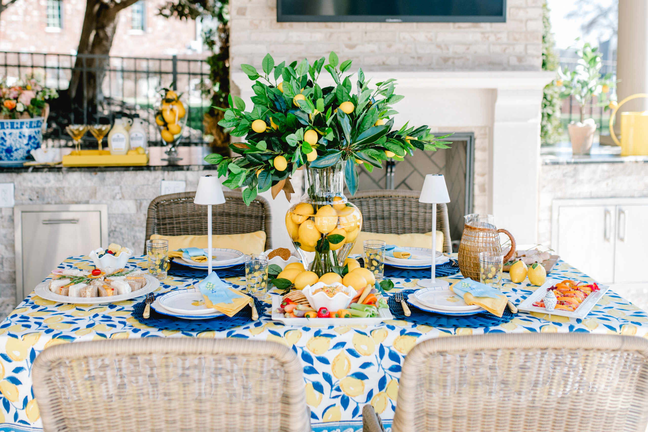 Yellow Spring Party Blue and Yellow Spring Party | Jackson Morgan Southern